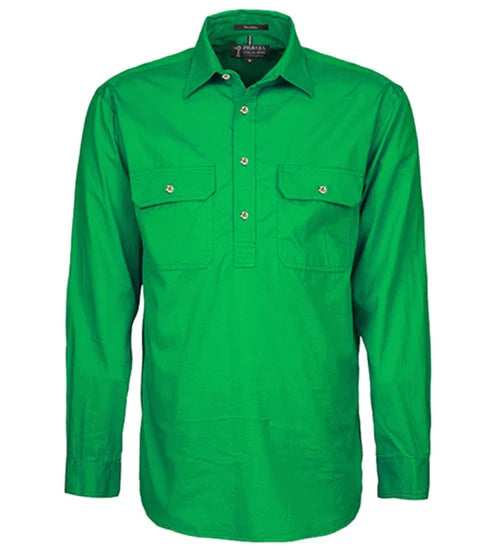 Mens Half Button - Pilbara Work Shirts