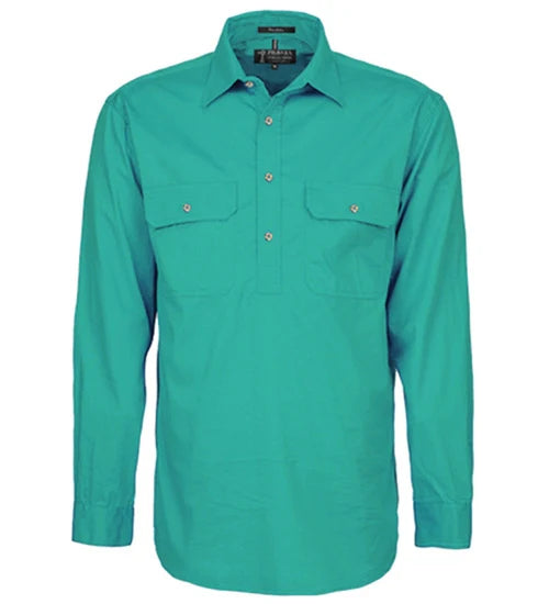 Mens Half Button - Pilbara Work Shirts