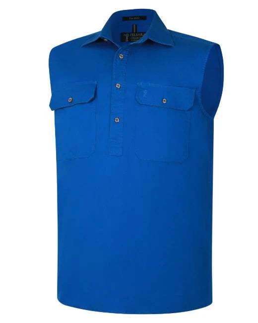 Mens No Sleeve - Pilbara Work Shirts