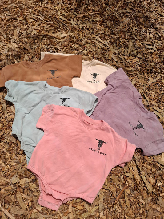 Baby Oversized Tee Rompers